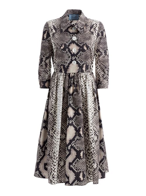 Prada P3A87 S2011WYQF0627 Printed Flared Dress PRADA | P3A87 S 201 1WYQF0627